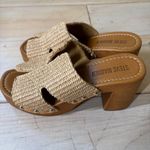 Steve Madden  NIB Sunkissed Raffia Platform Block Heel Sandals Size 8 Photo 7