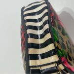 Betsey Johnson Y2K Cheetah Rose Print Heart Shaped Chain Shoulder Bag Biker Core Photo 6