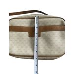 Gucci  Vintage Cream Tan Leather Logo Crossbody Bag Photo 7