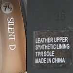 Silent D Womens Shoes Black Leather Mary Janes Bling Buckle Size 38 7/7.5 Photo 7