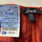 Trixxi Burnt Orange Peasant Dress Photo 4