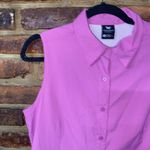 White Sierra  Violet Purple Gobi Desert Sleeveless Button Up Shirt Size Medium Photo 1