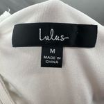 Lulus Letter of Love‎ Backless Skater Dress in White Size Medium Photo 6