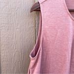 LOGO By Lori Goldstein LOGO Lounge Womens Vest Peach Pink Ruffle Hem Cover Up Casual Pockets Size Large Photo 6