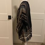 Evereve NWT  ECHO Poolside Plaid Cardi Ruana Poncho Photo 7