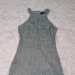 Lulus Love Poem Halter Lace Sheath Mini Dress Mint Green Size S Photo 7
