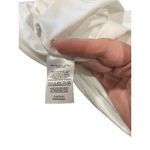 Lou & grey Scoop Neck Cap Sleeve Supima Cotton Tee Shirt White Size L Minimalist Photo 3