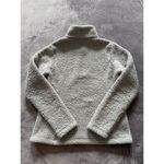 Patagonia Women's Grey Half Zip Jacket Coat Fuzzy Sherpa Size Medium Photo 7
