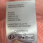 Pilcro  Women’s 100% Cashmere Alani Pink Mock Neck Cropped Boxy Sweater Size S Photo 6