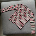 Pendleton  Striped Long Sleeve Cotton Top Medium Photo 1