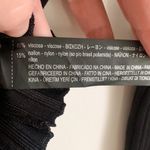 ZARA  Knit Black Off the shoulder Ribbed Cropped 3/4 Sleeve Top Small Photo 7