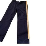 Lands' End Dark Navy Blue Wide Leg Pants Size 2 Pockets Business Career Basic Photo 9