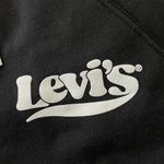 Levi's 1X-Large Sweatshirt Stretch Long Sleeve Black Logo Crew Neck Pullover New Photo 1