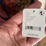 Free People Wrapped Up Blanket Vest Navy And Gold Photo 7