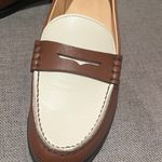 KOIO | Brown and White Women’s Penny Loafers Size 35 Photo 2