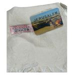 Original Cashmere Scarf from Jerusalem 68” x 27” Cream Colored NWT Photo 4