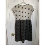 Piper & Scoot  Dress Womens Small boho prairie square print smock shirt Photo 3