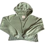 American Eagle  AE Forever Slouchy Hoodie Womens size Small green cozy comfy hood Photo 0