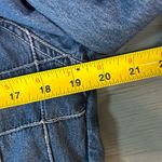 Dress Barn Vintage  Embroidered Blue Jean Jacket | Large Photo 8