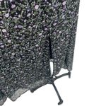 Astr the Label Dress Maxi Smocked Long Sleeve Floral Print Black Purple Size XL Photo 6