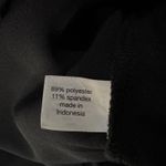 Lane Bryant SZ 22 Wide-Leg Cropped Jumpsuit Square Neck 3/4 Sleeve Belted Black Photo 7