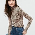 J.Crew Leopard Print Turtle Neck Shirt 559 Photo 0