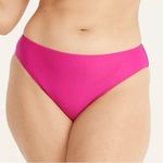 J.Crew NWT Hot Pink Ribbed High Rise Cheeky Swim Bottom Size XXL Photo 0
