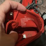 Hunter for target bright red black dipped high top unisex shoes Size 7 Photo 6