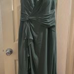 Azazie Green Eucalyptus Bridesmaids Dress Photo 3