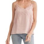 Lush Clothing 💕LUSH💕 Lace Trim V-Neck Camisole ~ Ballet Pink L NWT Photo 0