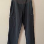 FIGS Charcoal Gray Yola Scrub Pants Straight Leg Women's size XS Maternity Photo 0