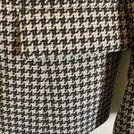 🌞Evan Picone New Black & White Checkered Print Blazer Business Wear A Size 12 Photo 5