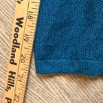 J Jill Teal V Neck Long Sleeve Knit Tunic Sweater Top Women's Size L Green Size L Photo 4