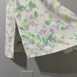 Sag Harbor Midi Dress Sz 6P 6 Petite Pastel Floral Sleeveless Tie Back Photo 3