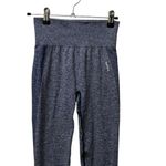 Gymshark  Flex Womens Leggings Heather Navy High Rise Full Length Logo Size S Photo 1