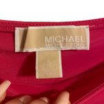 Michael Kors Michael  Hot Pink Cold Shoulder Short Sleeve Blouse Size Sma… Photo 2