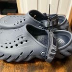 NEW Echo Clogs Slip-On Shoes Grey 207937-260 Men's Size 11. Shoes are brand new without tag. Description Crocs Echo Sandstorm Clogs Slate Gray Slip-On Round Toe Lightweight Unisex - 11 Men/13 Women Photo 0