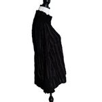 Buru Textured Black Silk Shirt | M | NWT Size M Photo 2