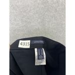 Lands' End  Women's Skort Solid Black Size 16 Cotton Blend A Line Photo 4