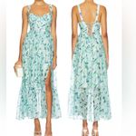 ASTR The Label Kelby Maxi Dress in Green Blue Floral - Small Photo 0