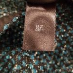 St. John ππ Open Front Basketweave Knit Tweed Boucle Jacket Green Black XL NWT Photo 10