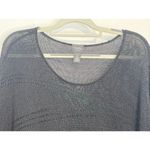 Chico's Blouse XL Black Open Knit Layering Beachy Boho Whimsygoth Swim Cover Photo 2