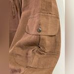 Cabela's Cabela’s Women’s Linen Blend Cargo Pants Balsamic Brown Color Size 14 NWT Photo 2