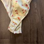 ZARA NWOT  YELLOW SATIN FLORAL BODYSUIT Photo 7