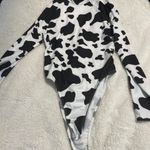 SheIn Cow Print Bodysuit Photo 1