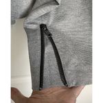 Lane Bryant Moto Jacket Sz 22 Gray Rayon Biker Style Motorcycle Rockabilly Punk Photo 8