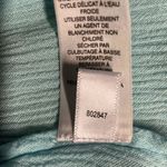 Chico's Women's Embroidered Tunic Blouse Size L Teal Blue Tie Neck Long Sleeve Photo 12