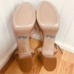 Schutz Kelsie Nude Platform Strappy Sandal Block Heel Tan Beige Size 10.5 New Photo 9