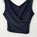 [Honeymark] Black Basil Wrap Swim Tank Top Stretch Workout Modest Size Medium M Photo 8