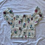 Forever 21 NWT  Ambiance Apparel Smocked Crop Top Photo 3